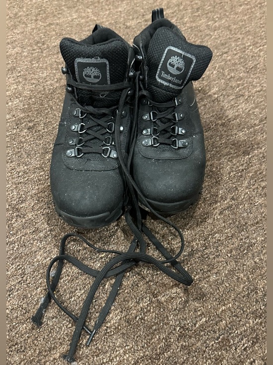 Timberland Other - EUC! Men's Timberland Black Leather Hiking Shoes Boots Sz 7